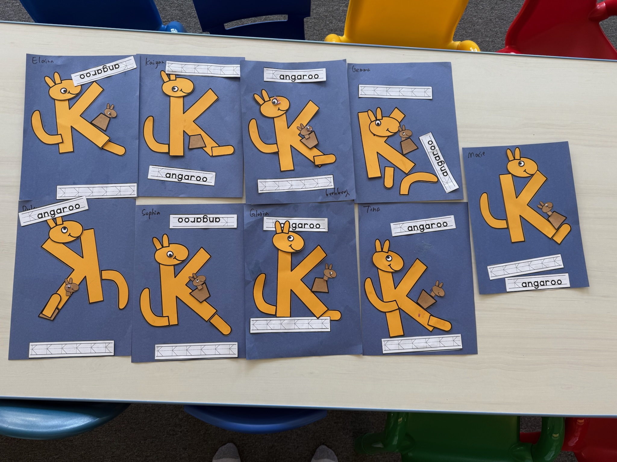K for Kangaroo