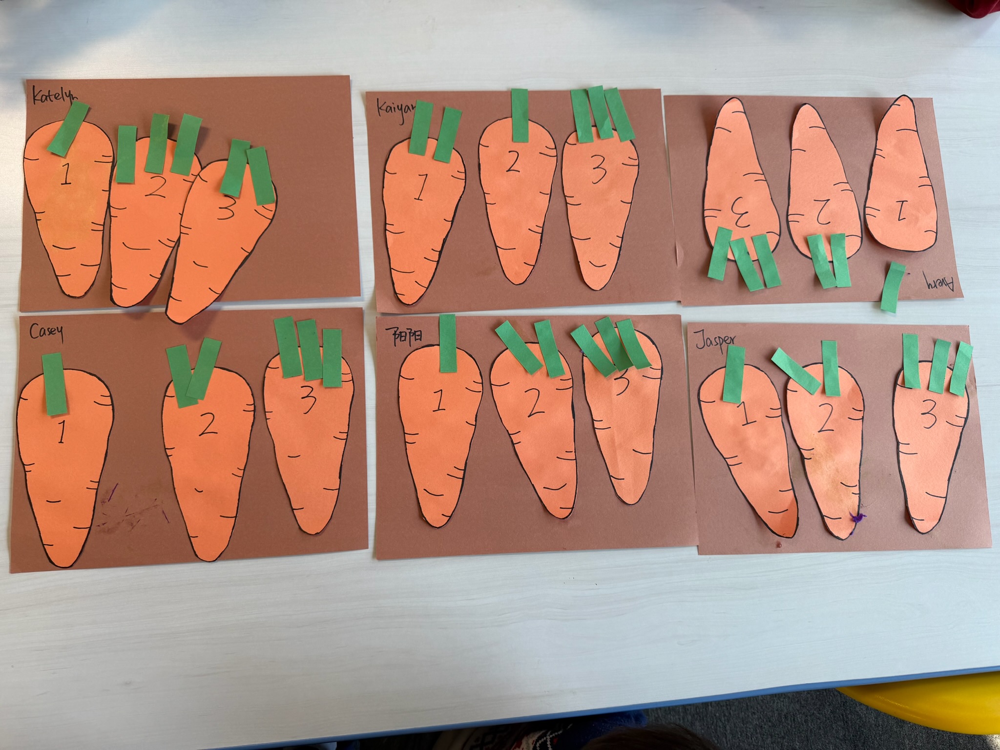 1, 2, 3 Carrots