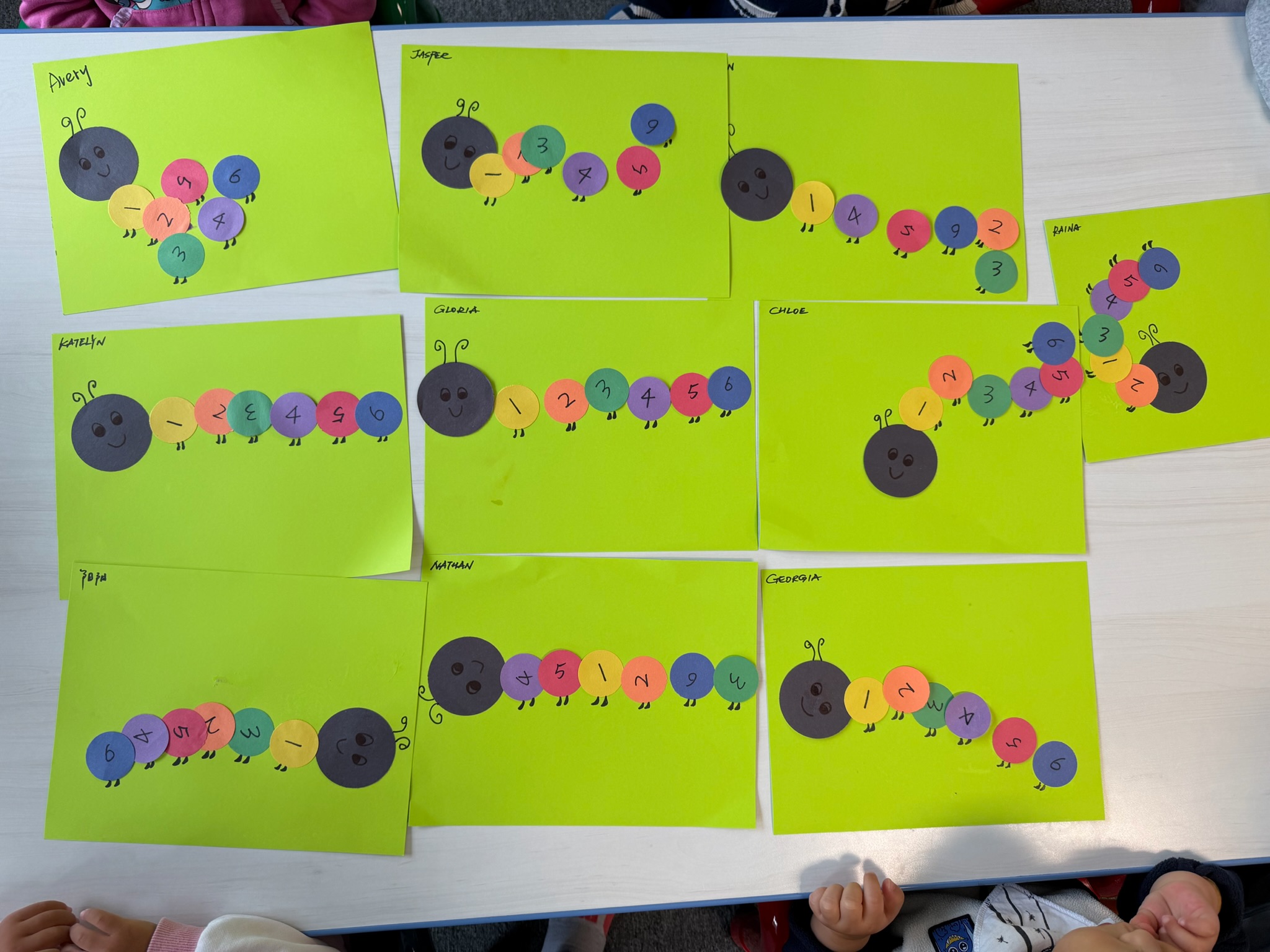 Numbers Arts and Craft: 7 & 8